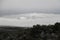 View of the scenery of the snow on Mt. Meron