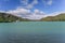 View of the scenic coastline in Patagonia / Chile