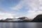 View on scenic landscape of Lake Manapouri, on the South Island of New Zealand.