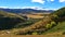 View of scenic Lees Valley in New Zealand