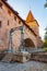 View of Schlayerturm in German town Nurnberg