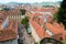 View of the Schlossbergplatz, castle hill square, in Graz , Austria