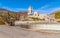 View of Scotty`s Castle in The Grapevine Mountains.Death Valley National Park.California.USA