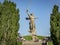 View on the sculpture Motherland Calls