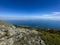 The view of the sea from Fengari Peak in Samothrace