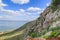 A view of the Sea of Galilee from Mount Arbel