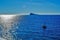 View of the sea and the Island of Benidorm from the Mediterranean balcony