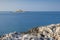 View of sea from the island of Hvar