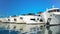 View of the sea port in Antibes, France