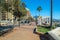 View of the seafront in the town of Fuengirola, Spain