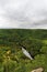 View from Sealsfielduv kamen in Podyji national park in Czech republic