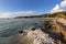 View of the seashore of Dominicus beach Bayahibe