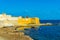View of seaside of the sicilian city Trapani, Italy