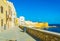 View of seaside of the sicilian city Trapani, Italy