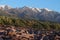 View of Seaward Kaikoura Range in New Zealand, Mountains view