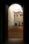 A view into secluded courtyard, Mexico