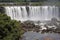 View of a section of the Iguazu Falls, from the Brazil side