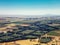 View seen from Bental mountain, Golan Heights, Israel, Middle East