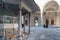 View of Sehzade Mosque, Fatih, Istanbul, Turkey.The ablution fountain in the courtyard of the Sehzade Mosque, Istanbul, Turkey.