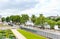 View of the Seine, the bridge of arts and Quai Francois Mitterand