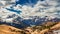 View from the Sella Pass in the Dolomites