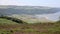 View from Selworthy Beacon to Porlock Bay Somerset England UK near Exmoor and west of Minehead