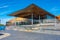 View of the Senedd in Cardiff, Wales