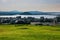 View from Seongsan Ilchulbong mountain in Jeju Island, South Korea