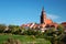 View of Sepopol town in Bartoszyce County, Warmian-Masurian Voivodeship, Poland.