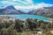 View of Serra de Tramuntana and Embassament de Cuber in Mallorca, Spain