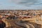 View of Seville skyline and Metropol Parasol, Seville, Spain