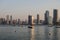 View Sharjah city. Sharjah located along northern coast of Persian Gulf on