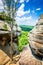 A view of the Shawnee National Forest from Illinois` Garden of t