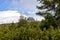 View of shelter on Szrenica Mountain in Poland