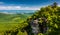 View of the Shenandoah Valley and cliffs seen from Big Schloss, Virginia