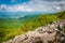 View of the Shenandoah Valley from Franklin Cliffs Overlook, in