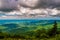 View of the Shenandoah Valley from an overlook in Shenandoah National Park