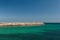 The view from the ship on the coast of Mahdia.