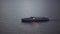 View of a ship passing through the waters on Lake Baikal, Russia.