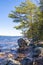 View of the shore of The Lake Saimaa