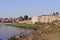 View of the shore line in Nesebar, Bulgaria