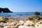 View from the shore to the grotto of Diana, Sevastopol, Crimea