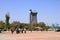 View at Shukhov Tower as well Bukhara tower in Bukhara, Uzbekistan, Central Asia