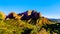 View of the Shuntavi Butte and other Red Rock Peaks of the Kolob Canyon part of Zion National Park, Utah, United Sates