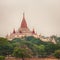 View from the Shwesandaw pagoda.