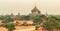 View from the Shwesandaw pagoda. Panorama