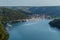 View from Sibenik bridge. Croatia.