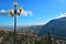 View of the Sicilian Countryside Sicily Italy