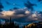 A view from the side of the Bow Valley Parkway, Banff National P