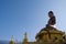 View from the side of the Great Buddha Dordenma statue of Shakyamuni Buddha, Kuensel Phodrang, Thimpu, Bhutan